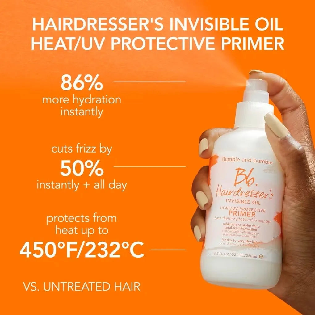 Bumble and bumble's Hairdresser's Invisible Oil Heat Protectant Leave In Conditioner Primer 8.5 oz