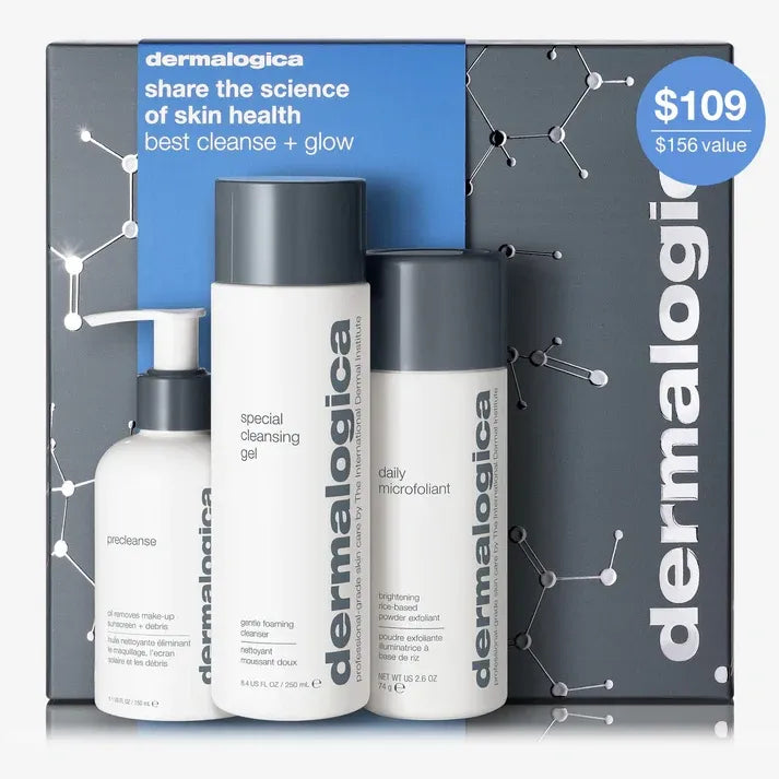 Dermalogica Best Cleanse + Glow Set (3 full size)