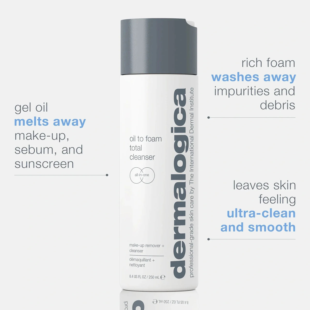Dermalogica Oil To Foam Total Cleanser 8.4 oz