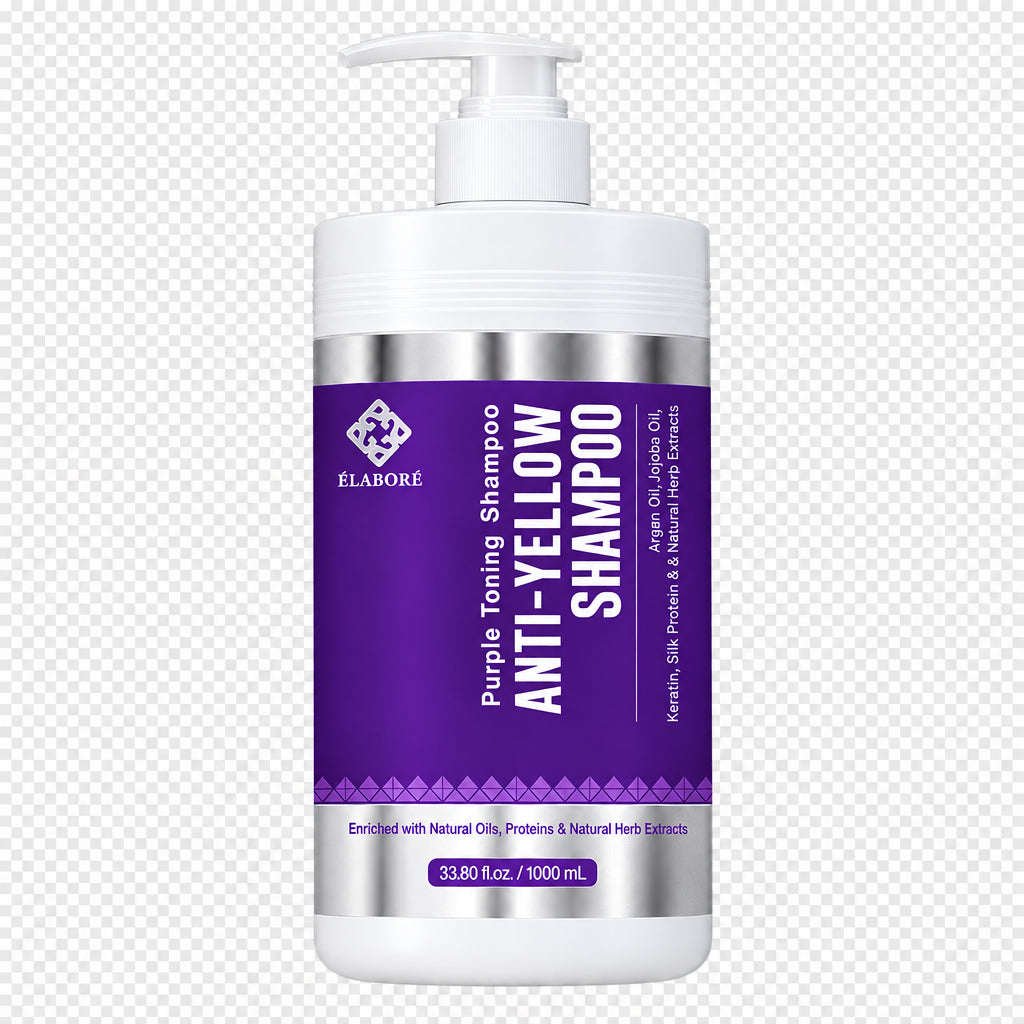 Elabore Purple Toning Shampoo - Anti Yellow Shampoo 33.8OZ