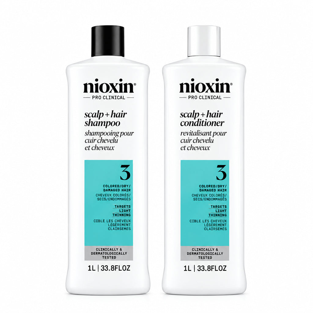 Nioxin System 3 Scalp + Hair Shampoo and Conditioner Liter Duo ($104 Value)