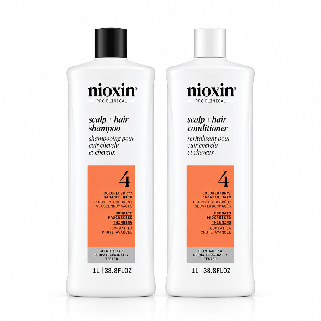 Nioxin System 4 Scalp + Hair Shampoo and Conditioner Liter Duo ($104 Value)