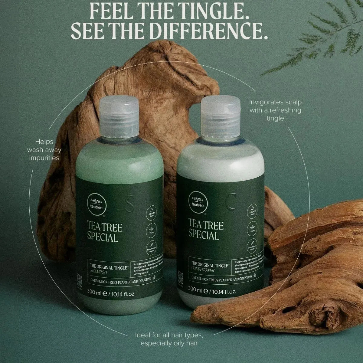 Paul Mitchell Tea Tree Special Shampoo and Conditioner 10.1 oz / 300 ml