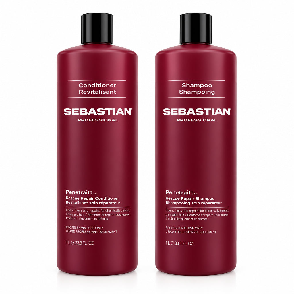 Sebastian Penetraitt Shampoo and Conditioner Duo 33oz Liter (with pump)