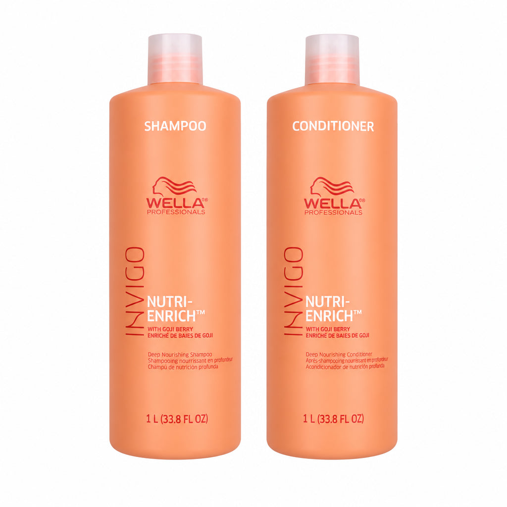 Wella Invigo Nutri-Enrich Deep Nourishing Shampoo & Conditioner Set 33.8 oz
