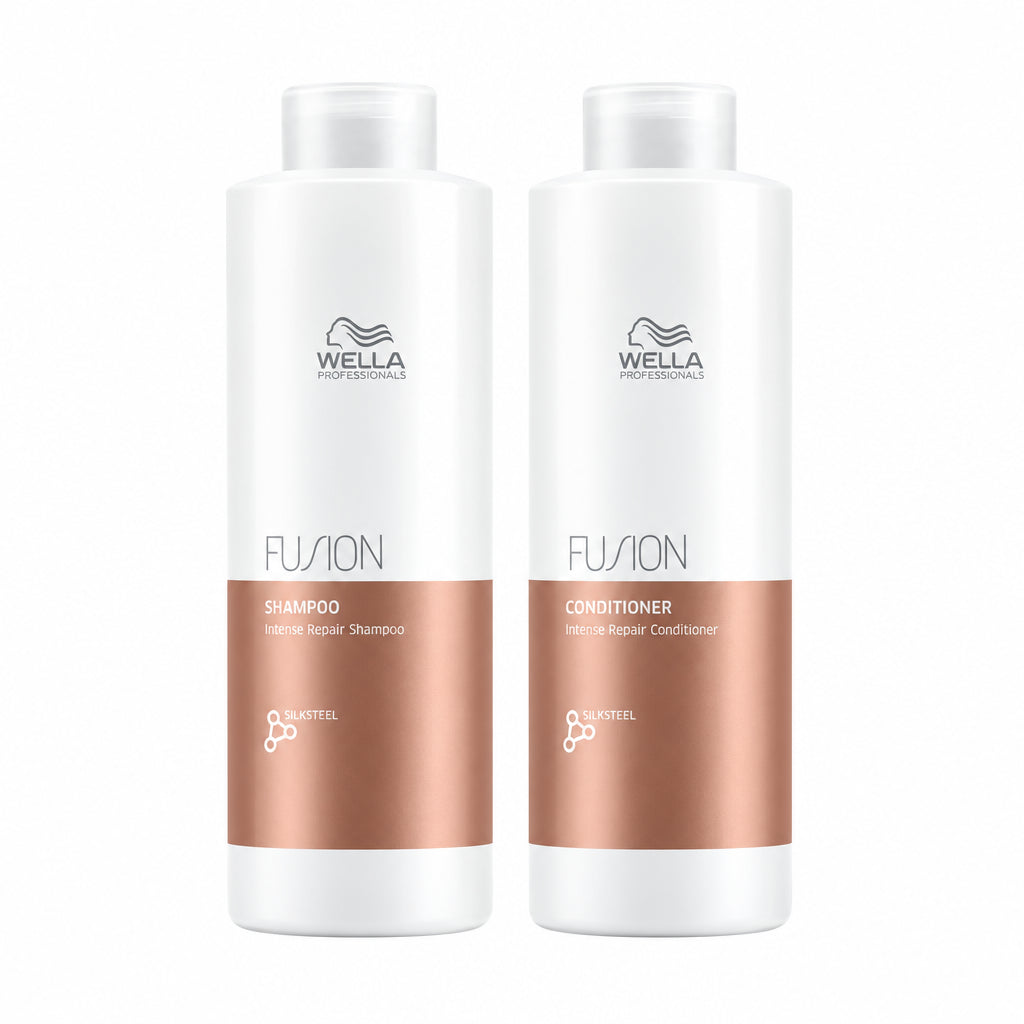 Wella Fusion Shampoo & Conditioner Liter Duo